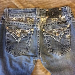Miss Me Skinny Light Jeans size 28, 32 inch inseam
